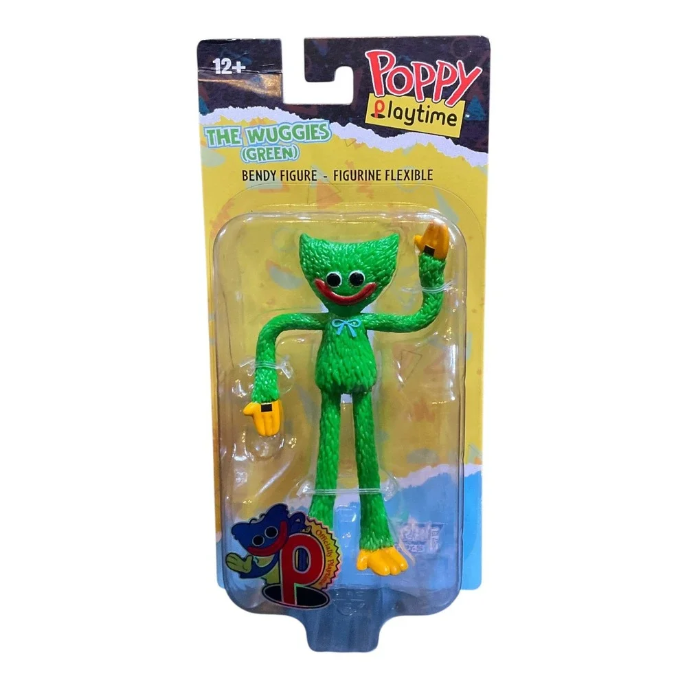 Poppy Playtime The Wuggies Green Bendy Figure McFarlane Toys Horror Game In Hand